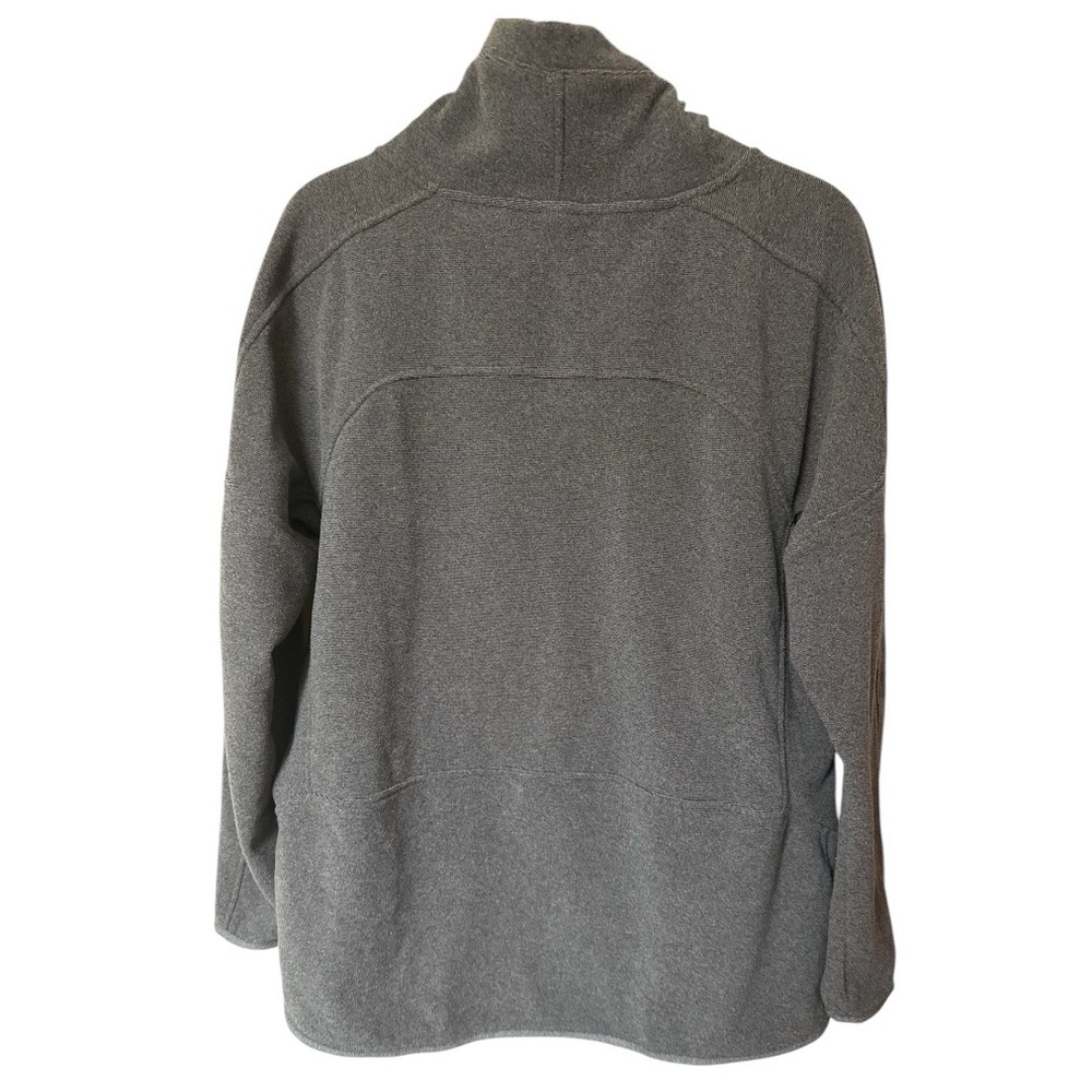 Mountain Hardwear Women’s Fleece Funnelneck Gray Sweatshirt Gorpcore Large - Picture 2 of 9